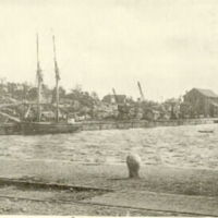 SLM M022643 - Hamnen i Oxelösund omkring 1900