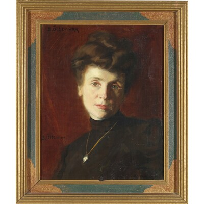 SLM 7045 - Porträtt, baronessan Sophie von Eberstein, 1903