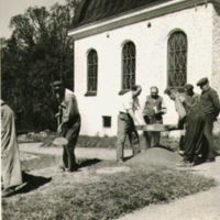 SLM A5-227-2 - Nya kyrkogården, Hyltinge kyrka, 1950