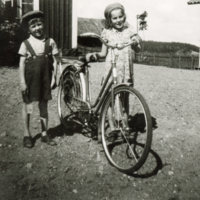 SLM P12-278 - Stig och Marianne Johansson år 1945