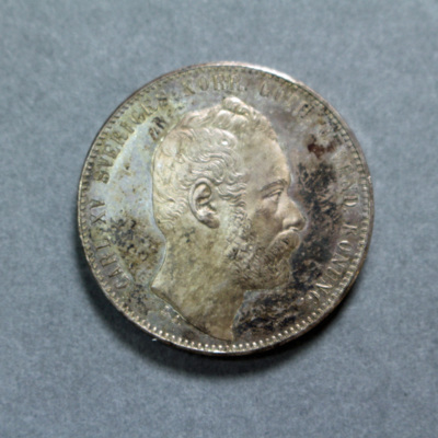 SLM 16704 - Mynt, 2 riksdaler silvermynt 1862, Karl XV