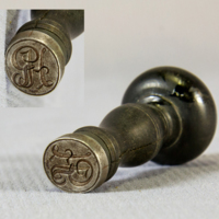 SLM 5075 - Sigillstamp som kan ha tillhört Gustaf Hornung, 1800-talets första hälft