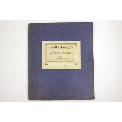 SLM 38665 - Melkers skolbok från 1910-talet