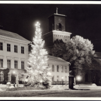 SLM M021522 - Julgranen på Stora Torget, 1950-tal