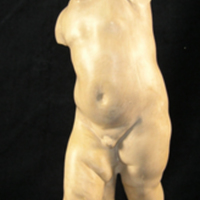 SLM 28129 - Skulptur av gips, barntorso