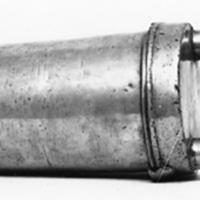 SLM 5607 - Glassform, glassbomb av tenn från 1836, kommer från Norrköping