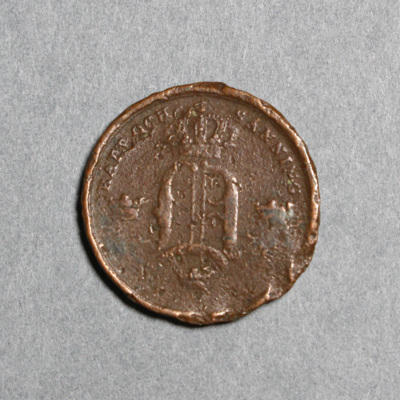 SLM 16639 - Mynt, 1/3 skilling banco kopparmynt 1847, Oscar I