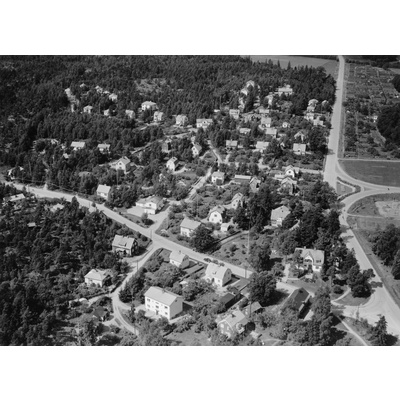 SLM BF04-1117 - Dalgångens villaområde i Oxelösund år 1954