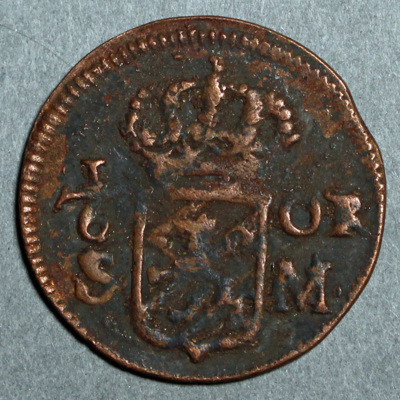 SLM 16868 - Mynt, 1/6 öre kopparmynt typ II, Karl XII
