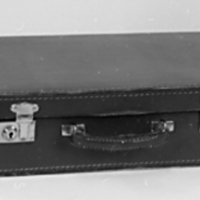 SLM 29898 - Brun resväska med handtag, 1930-tal