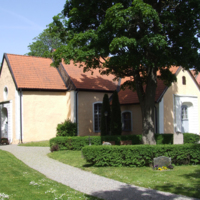 SLM D10-1302 - Runtuna kyrka, exteriör från sydväst.
