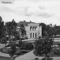 SLM P07-1889 - Vykort, Nyköpings teater, tidigt 1900-tal