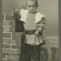 SLM P11-6204 - Bertil Sahlberg 1901, 2 år gammal