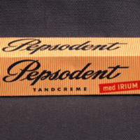 SLM 29558 - Tandkrämskartong av märket Pepsodent