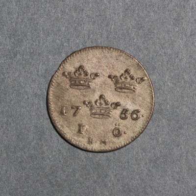 SLM 16606 - Mynt, 1 öre silvermynt 1756, Adolf Fredrik