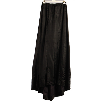 SLM 10249 - Kjol av svart siden, hellång, sent 1800-tal