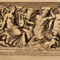 SLM 8517 18 - Kopparstick av Pietro Sancti Bartoli, skulpturer och monument i Rom 1693