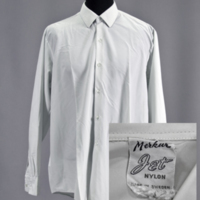 SLM 36938 - Grå nylonskjorta från 1900-talets mitt