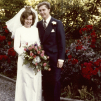 SLM P12-603 - Rolf och Monica Blomdahls bröllop 1974