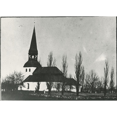 SLM M004828 - Björkviks gamla kyrka år 1869