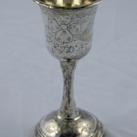 SLM 7767 - Supkalk av silver med graverad cuppa