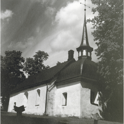 SLM LB2020-0237 - Bärbo kyrka år 1940