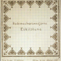 DSLH 1829 a, b - Broderimönster