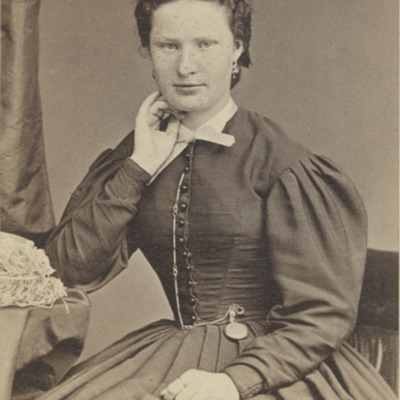 SLM M006673 - Fröken Amanda Hultgren år 1863