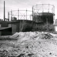 SLM M029770 - Gasverket i Nyköping år 1949