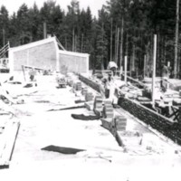 SLM POR57-5399-8 - Forskningsanläggningen Studsvik AB under uppbyggnad.