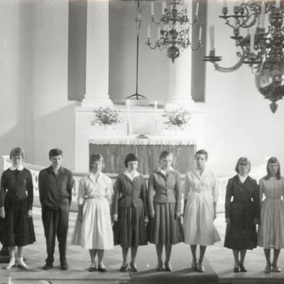 SLM P2016-0414 - Kyrkospel i Hyltinge kyrka år 1957