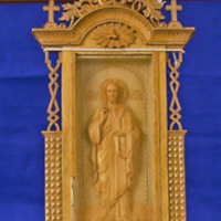 SLM 10398 - Ikon, den välsignade Kristus, möjligen från Athos
