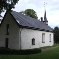 SLM D10-364 - Bärbo kyrka, exteriör från sydväst