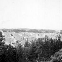 SLM M020344 - Isaksdal, egnahembebyggelse öster om Kråkberget, Nyköping år 1918