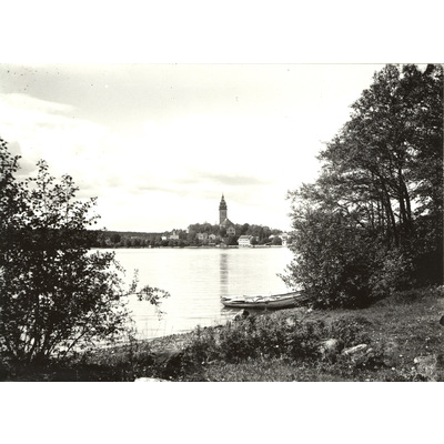 SLM SEM_Fg263 - Utsikt mot Strängnäs från platsen för Sundby brygga