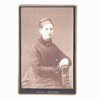 SLM M000067 - Fru Wilhelmina Holmberg född Wahlstedt, 1800-talets slut