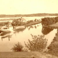 SLM R28-86-5 - Trosa hamn, cirka 1880