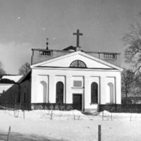 SLM M020066 - Österåkers kyrka 1942