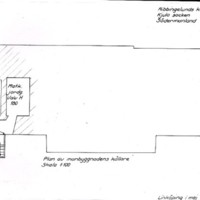 SLM M035047 - Plan av manbyggnadens källare.