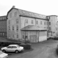 SLM R346-86-4 - Före detta industriområde med bränneri rivet 1987, Forsgränd i Nyköping