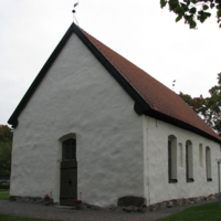 SLM D08-634 - Vrena kyrkans västra och södra fasader