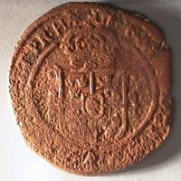 SLM 10586 8 - Mynt, 1 öre kopparmynt, 1620-tal, Gustaf II Adolf