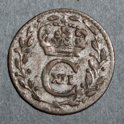 SLM 16225 - Mynt, 1 öre silvermynt 1712, Karl XII