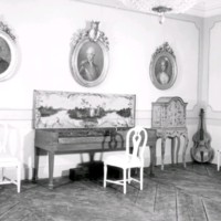 SLM M026747 - Musikrummet i Gamla Residenset år 1950