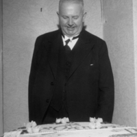 SLM RR148-00-1 - Grosshandlaren och rådmannen Anders Jurell på 80-årsdagen 14/2 1956