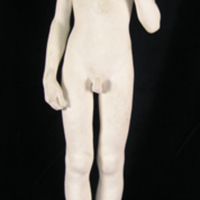 SLM 28134 - Skulptur av gips, pojkstudie, Bengt Lundqvist