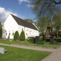SLM D08-1101 - Lilla Malma kyrka, kyrkomiljö.