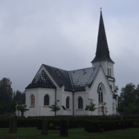 SLM D08-150 - Björkviks kyrka. Exteriör i samband med fönsterrenovering 2006.