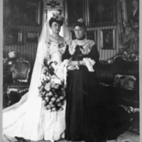 SLM P05-758 - Helene Åkerhielms bröllop år 1905