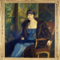 SLM 7030 - Porträtt, Hilda Österman f. Wessén 1921